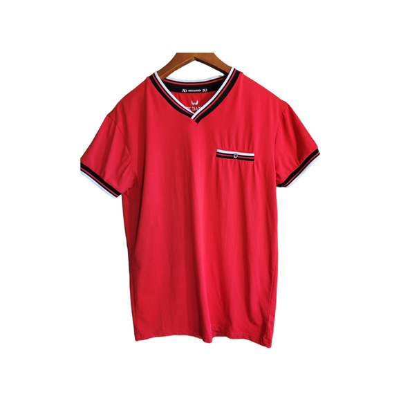 Nick Danger Other - *3 for $18* NICK DANGER Red V-Neck Tee-Shirt Sz S